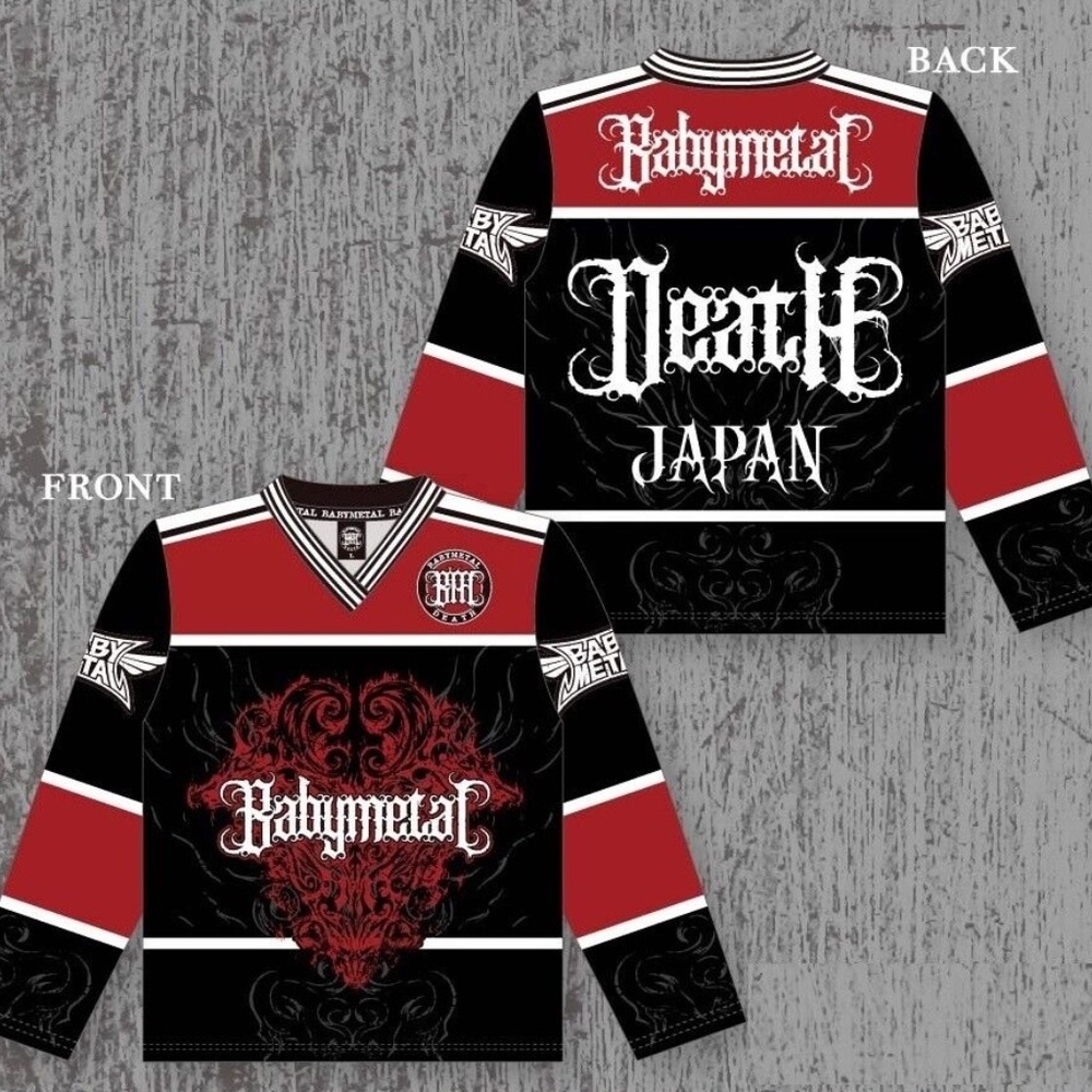 BABYMETAL Hockey Jersey - World Tour 2024 North America - Size Medium